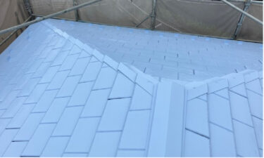 船橋市の屋根塗装 | 築25年のスレート屋根を遮熱塗料で再塗装！