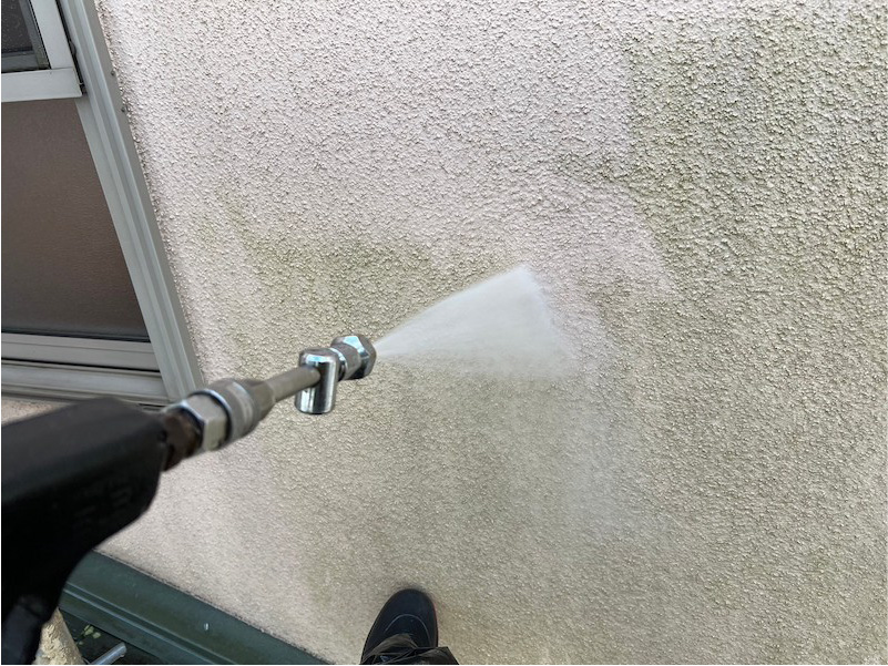 船橋市の外壁屋根塗装の高圧洗浄